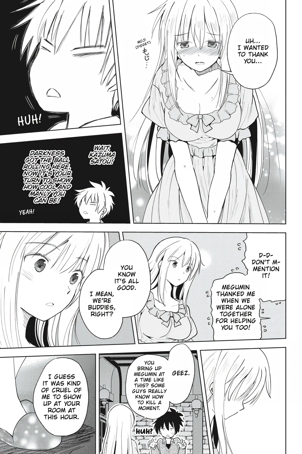 Kono Subarashii Sekai ni Shukufuku o! Chapter 89 page 9 - Chapter 89: Darkness Shows Her Gratitude