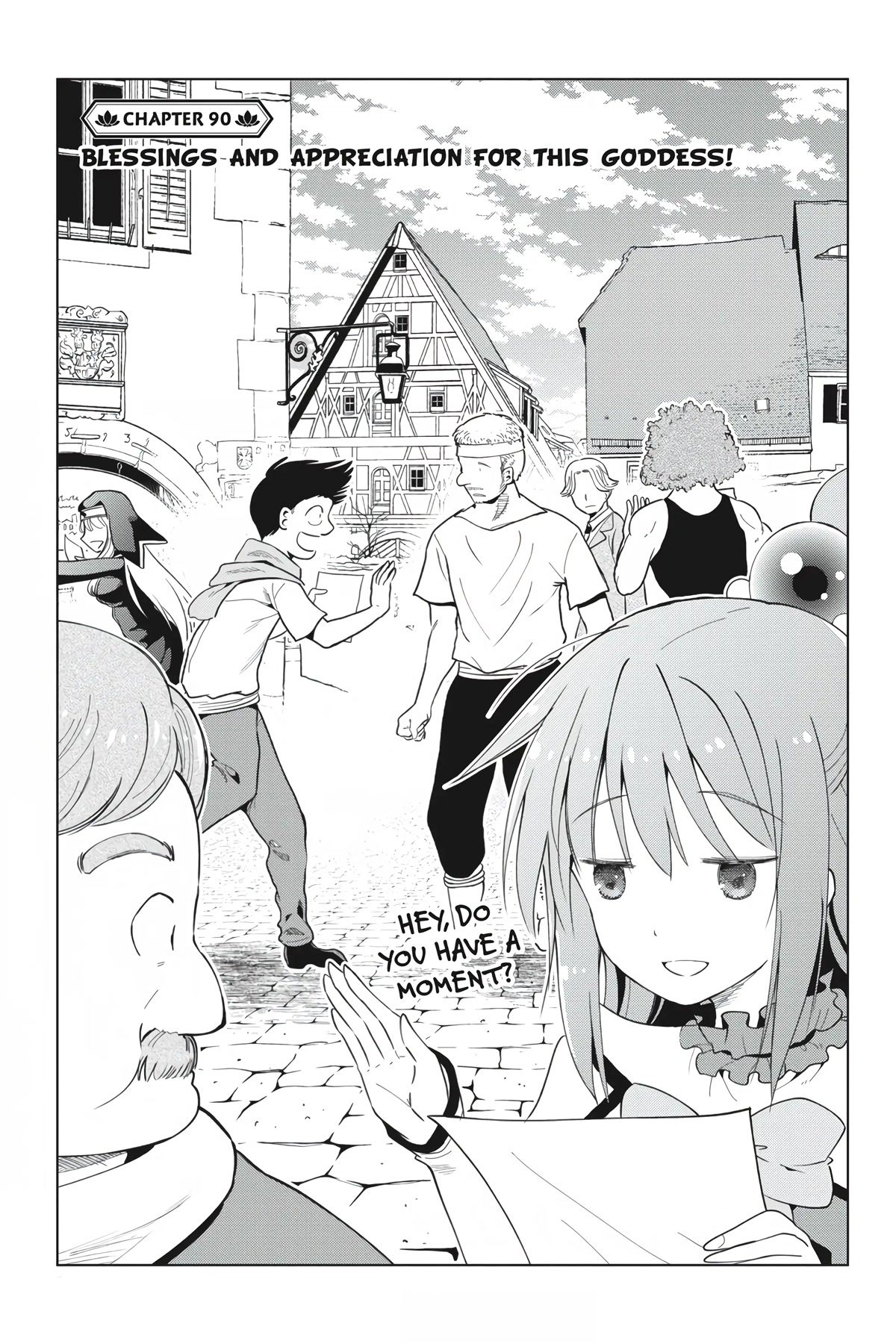 Kono Subarashii Sekai ni Shukufuku o! Chapter 90 page 1 - Chapter 90: Blessings and Appreciation for This Goddess!