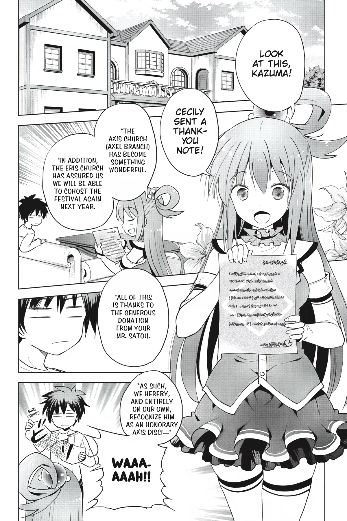 Kono Subarashii Sekai ni Shukufuku o! Chapter 91 page 2 - Chapter 91: After the Festival