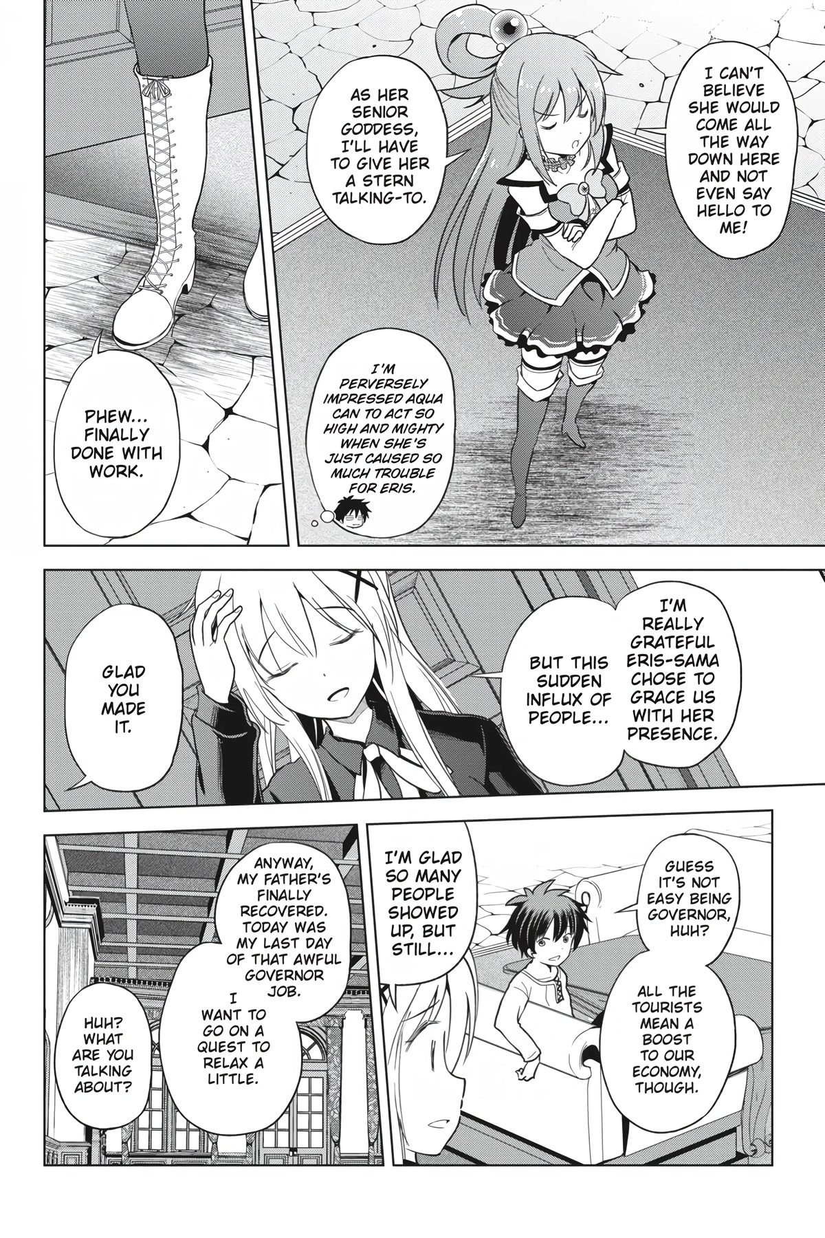 Kono Subarashii Sekai ni Shukufuku o! Chapter 91 page 4 - Chapter 91: After the Festival