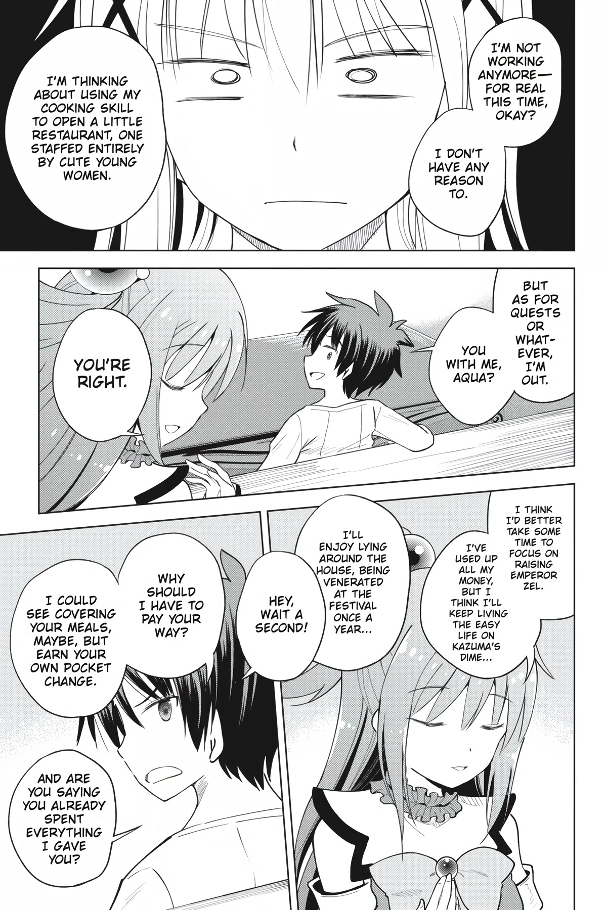 Kono Subarashii Sekai ni Shukufuku o! Chapter 91 page 5 - Chapter 91: After the Festival