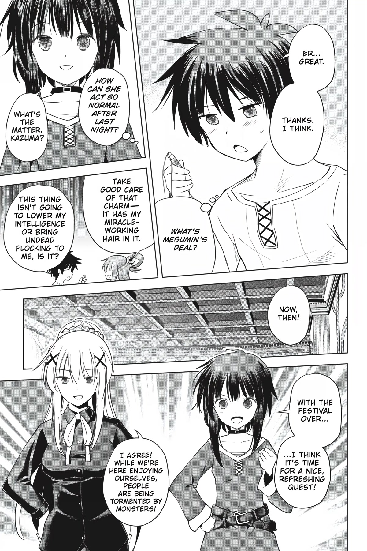 Kono Subarashii Sekai ni Shukufuku o! Chapter 92 page 5 - Chapter 92: May There Be Joy in These Placid Days!
