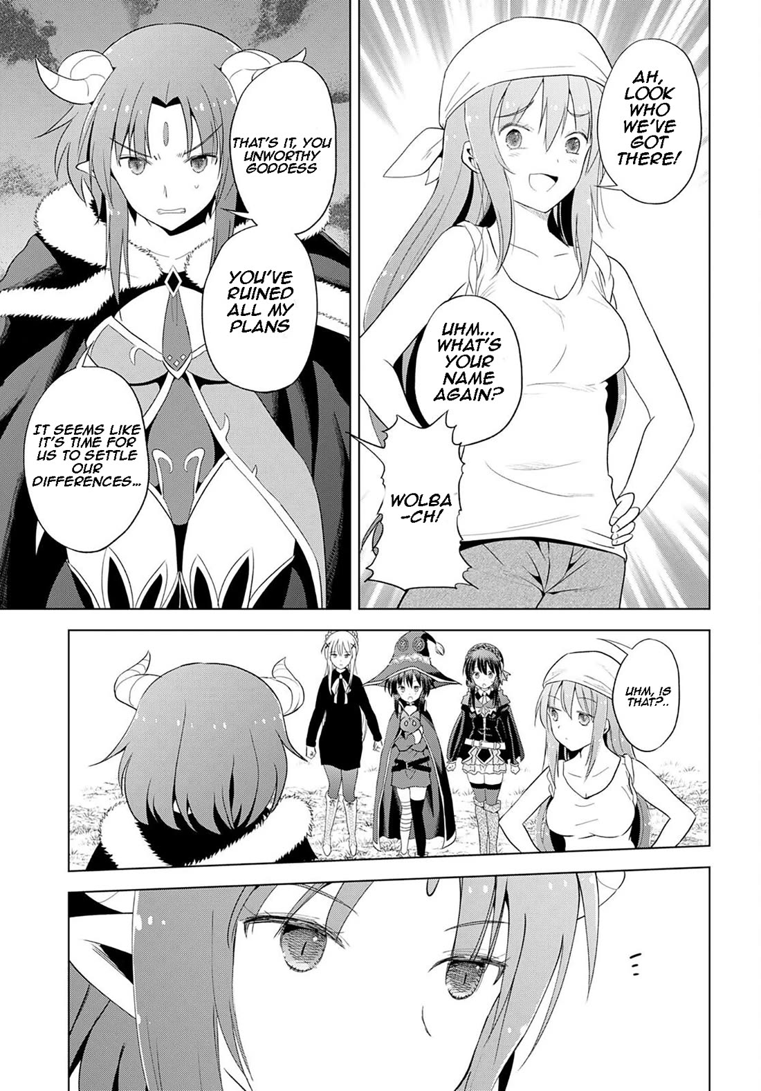 Kono Subarashii Sekai ni Shukufuku o! Chapter 99 page 9 - Chapter 99: Blessing of explosion for this evil goddess! 1