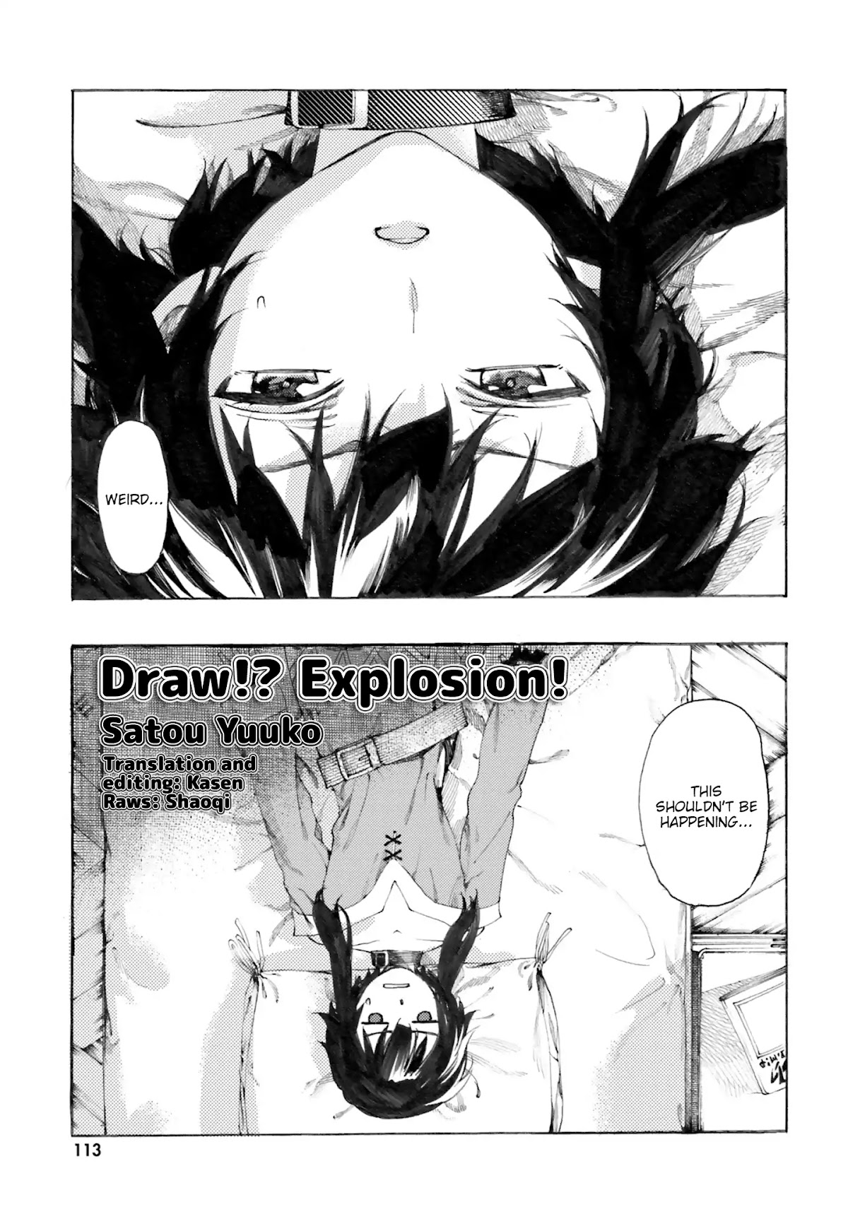 Kono Subarashii Sekai ni Shukufuku wo! Megumin Anthology Aka Chapter 10 page 1 - Chapter 10: Draw!? Explosion! (Satou Yuuko)