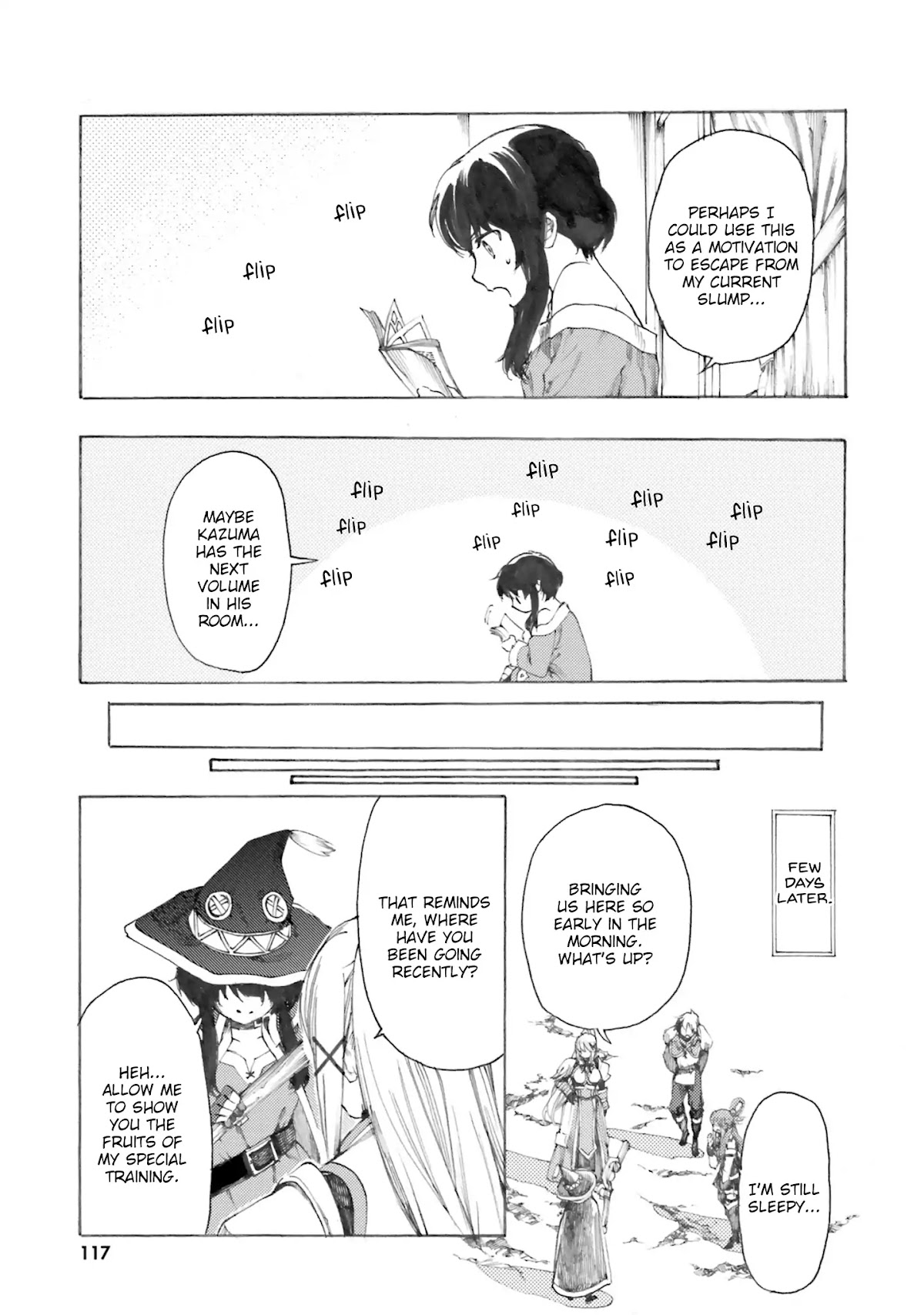 Kono Subarashii Sekai ni Shukufuku wo! Megumin Anthology Aka Chapter 10 page 3 - Chapter 10: Draw!? Explosion! (Satou Yuuko)