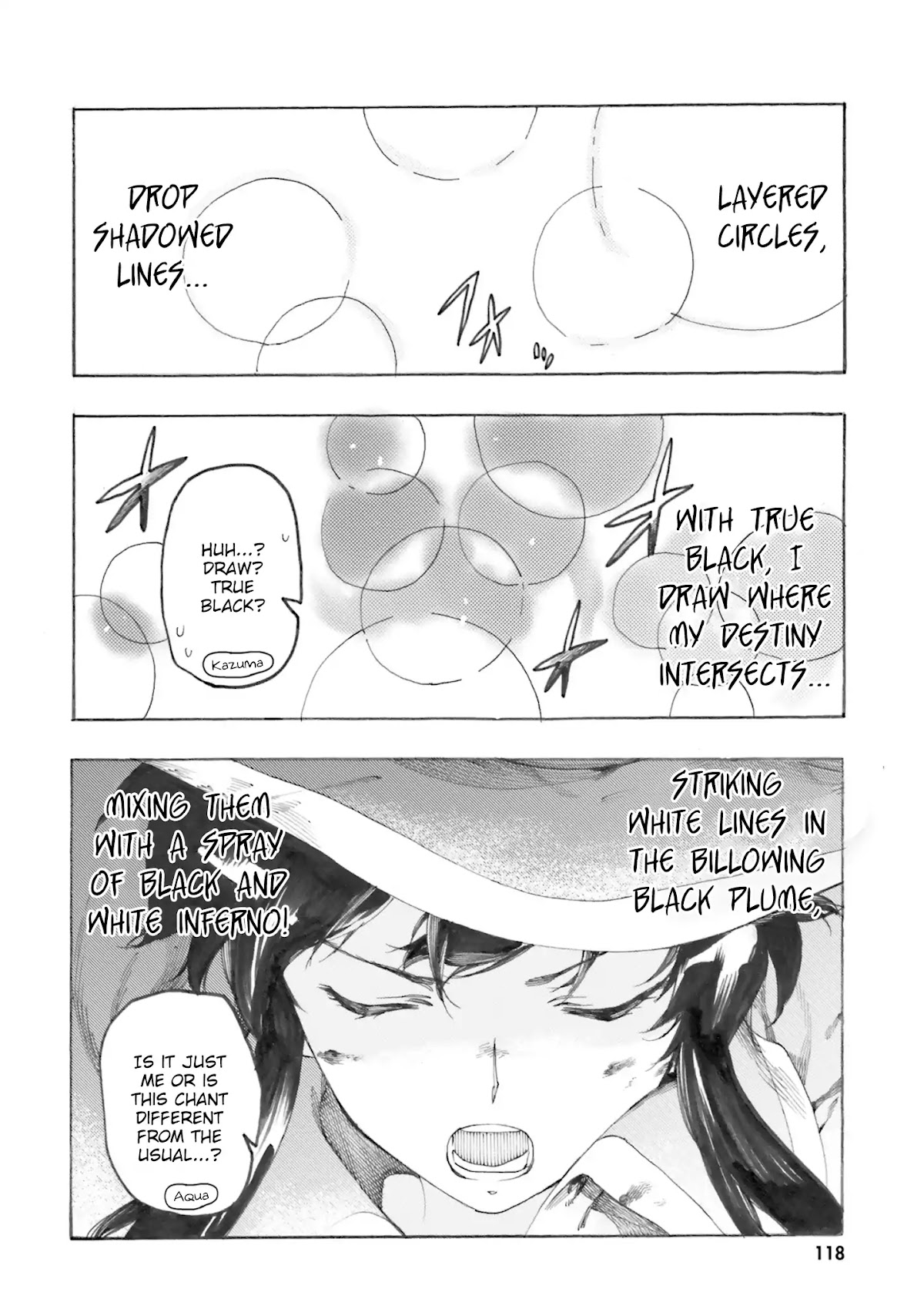 Kono Subarashii Sekai ni Shukufuku wo! Megumin Anthology Aka Chapter 10 page 4 - Chapter 10: Draw!? Explosion! (Satou Yuuko)