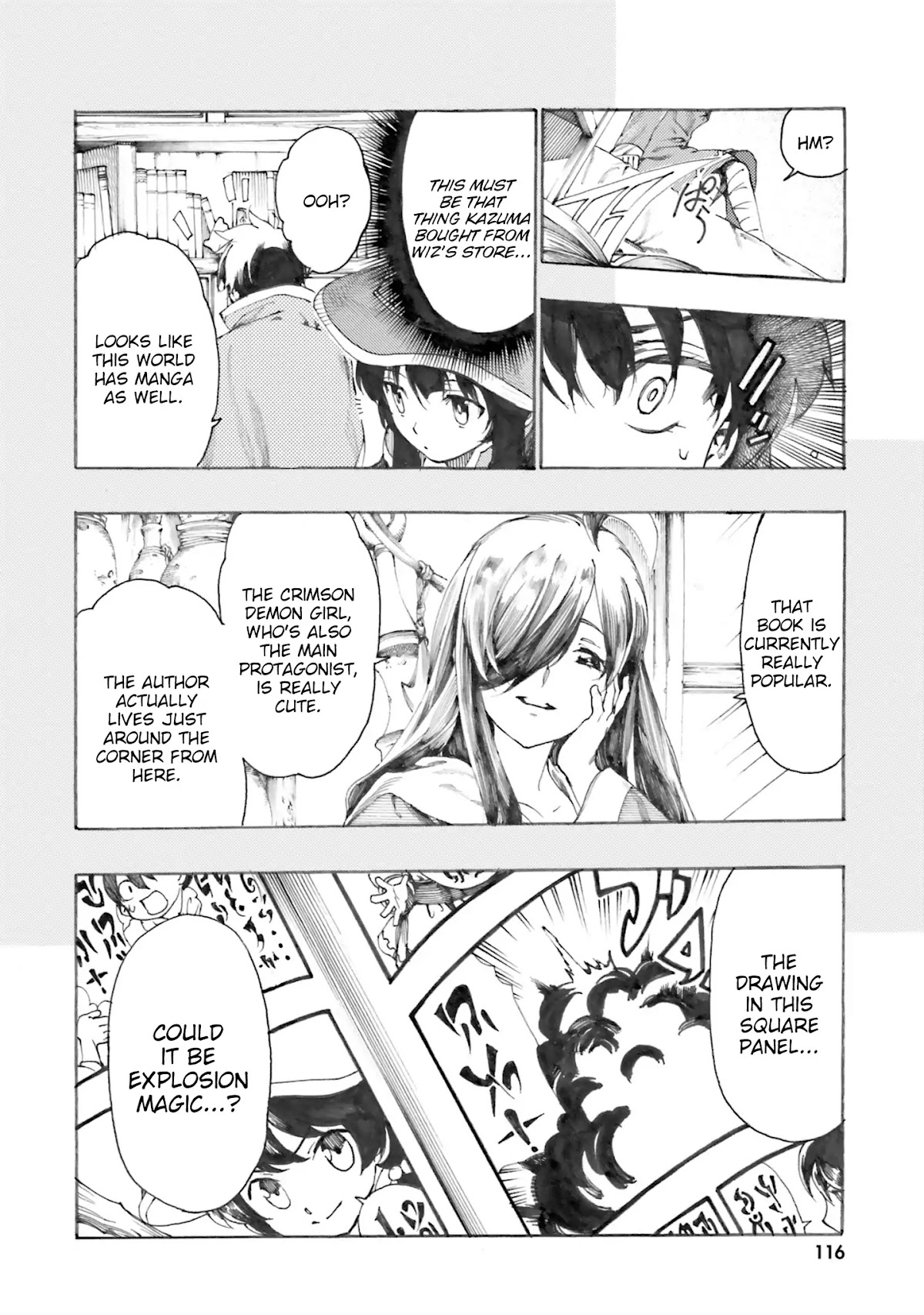 Kono Subarashii Sekai ni Shukufuku wo! Megumin Anthology Aka Chapter 10 page 6 - Chapter 10: Draw!? Explosion! (Satou Yuuko)