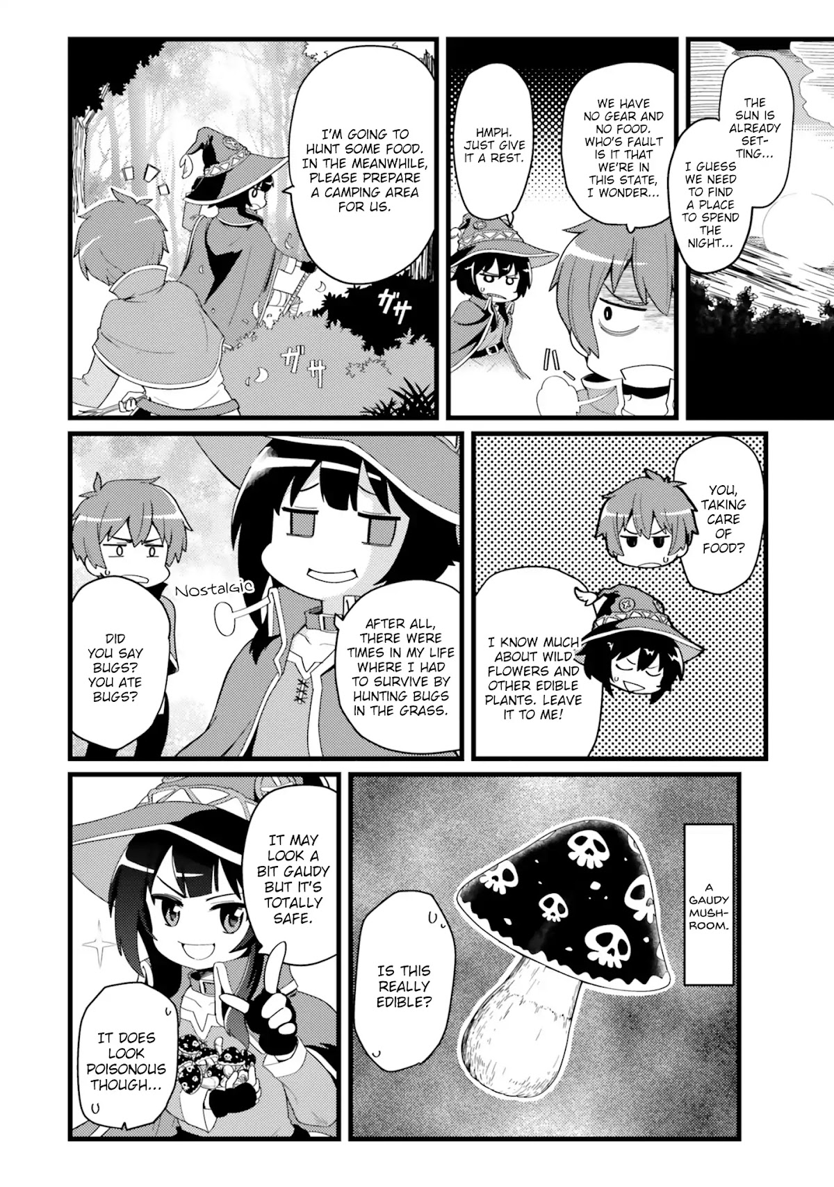 Kono Subarashii Sekai ni Shukufuku wo! Megumin Anthology Aka Chapter 11 page 2 - Chapter 11: Gifting this Survival with Blessings! (Magokoro Kurage)