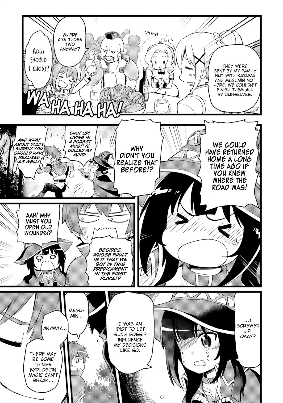 Kono Subarashii Sekai ni Shukufuku wo! Megumin Anthology Aka Chapter 11 page 7 - Chapter 11: Gifting this Survival with Blessings! (Magokoro Kurage)