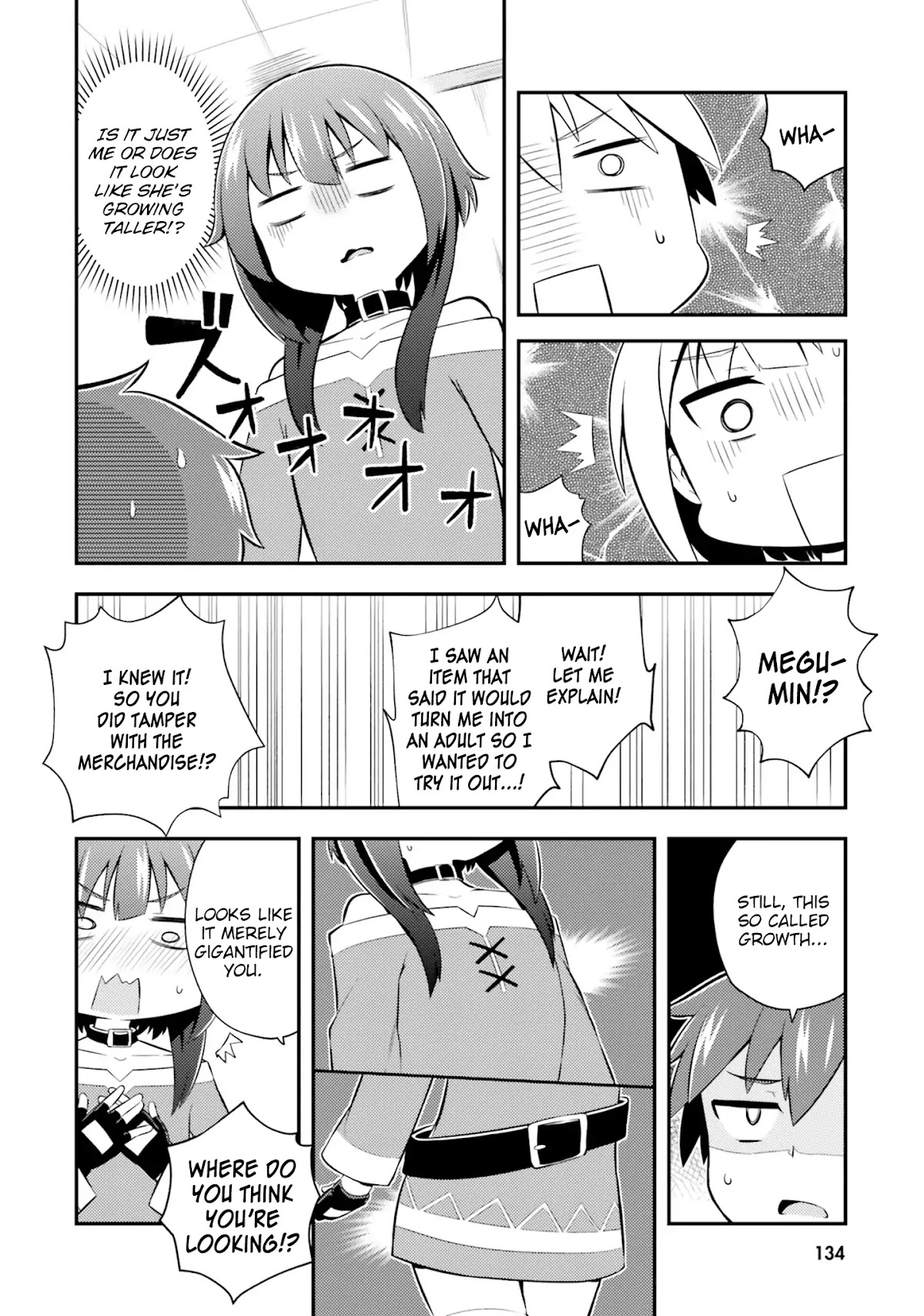 Kono Subarashii Sekai ni Shukufuku wo! Megumin Anthology Aka Chapter 12 page 6 - Chapter 12: Gifting Growth for this Modest Body! (Texteater)