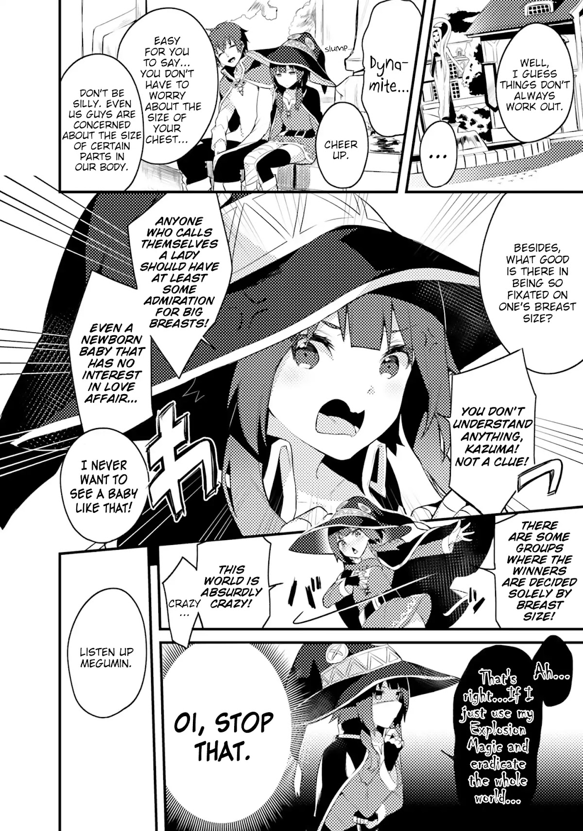 Kono Subarashii Sekai ni Shukufuku wo! Megumin Anthology Aka Chapter 3 page 8 - Chapter 3: Judgement Upon Obnoxious Big Breasts! (Itohana)