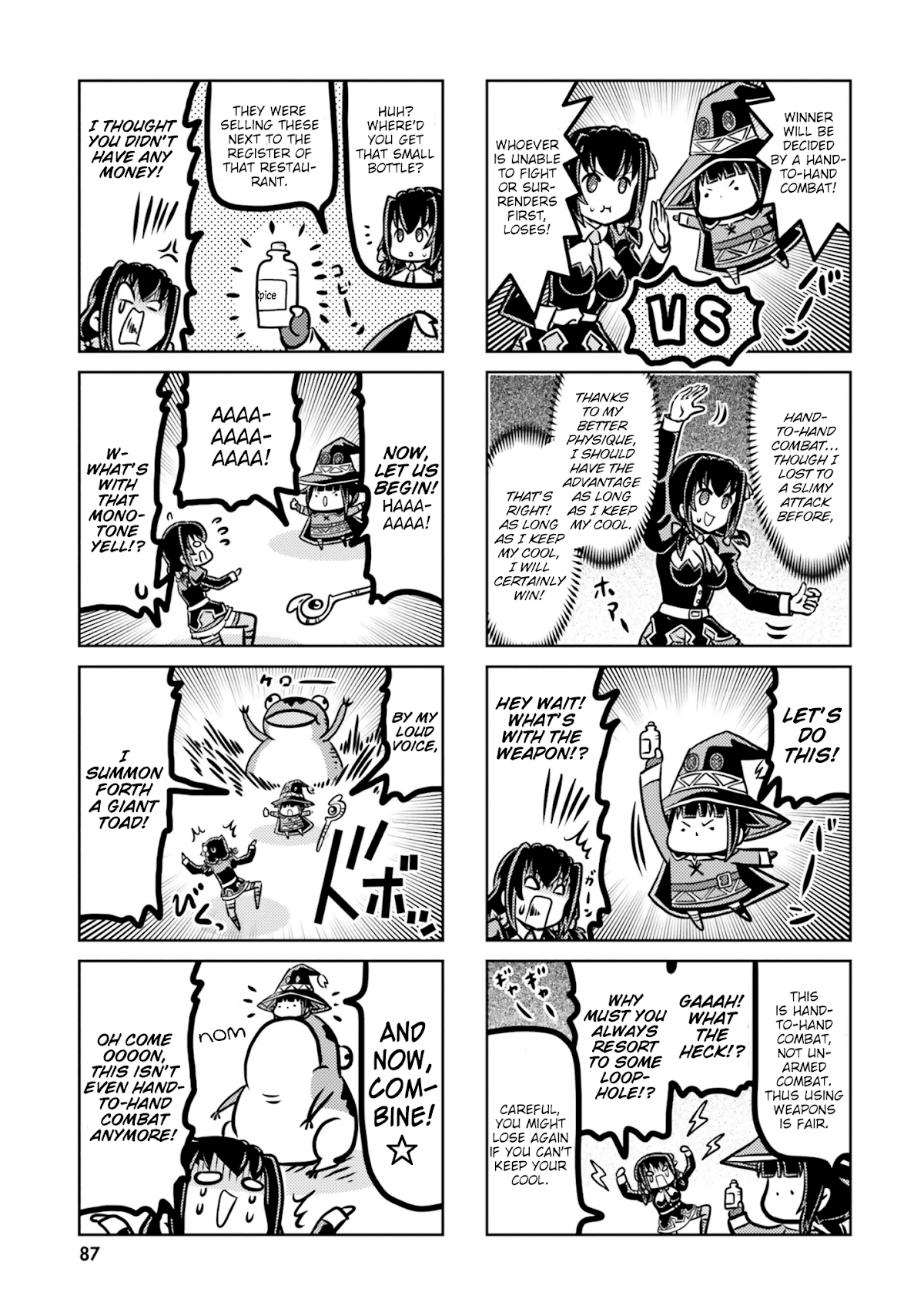 Kono Subarashii Sekai ni Shukufuku wo! Megumin Anthology Aka Chapter 7 page 7 - Chapter 7: Futaba Masumi - Chibi Crimson Demon Girl's Ordinary Day