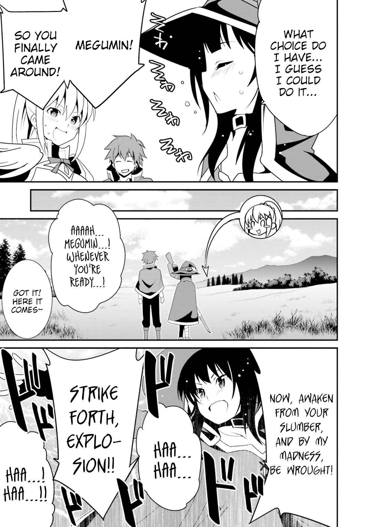 Kono Subarashii Sekai ni Shukufuku wo! Megumin Anthology Aka Chapter 8 page 7 - Chapter 8: Kazahana Chiruwo - Explosion Play