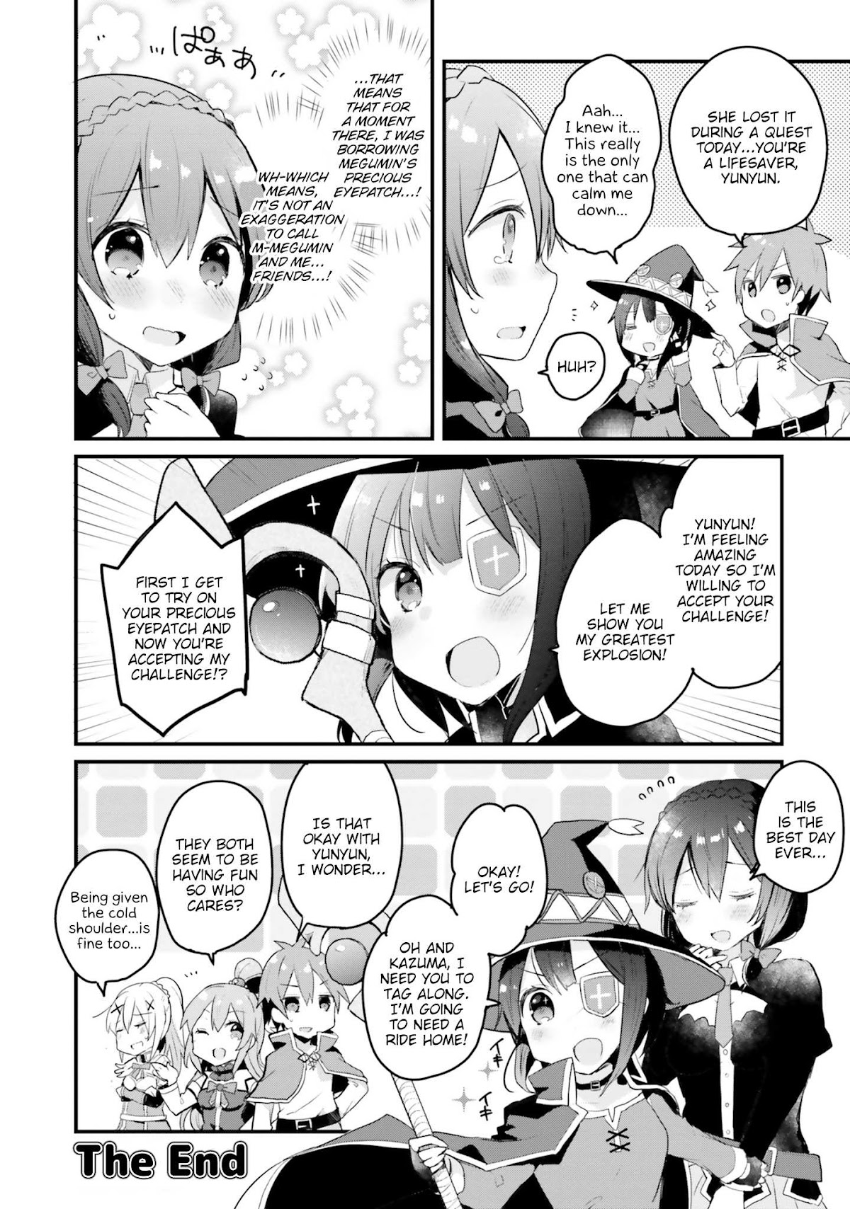 Kono Subarashii Sekai ni Shukufuku wo! Megumin Anthology Aka Chapter 9 page 8 - Chapter 9: Shiroi Hakuto - Explosion Girl and the Precious Eyepatch