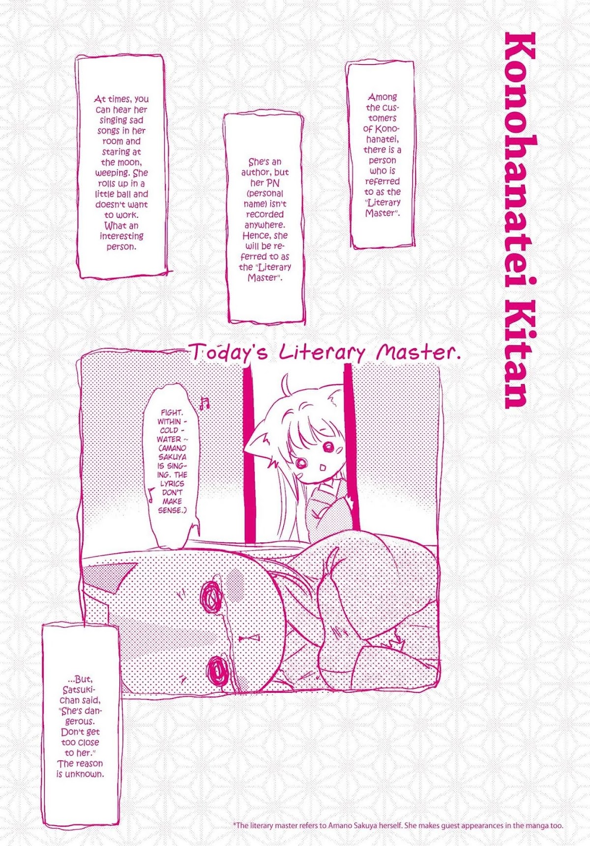 Konohanatei Kitan Chapter 4.2 page 1 - Chapter 4.2: Omake