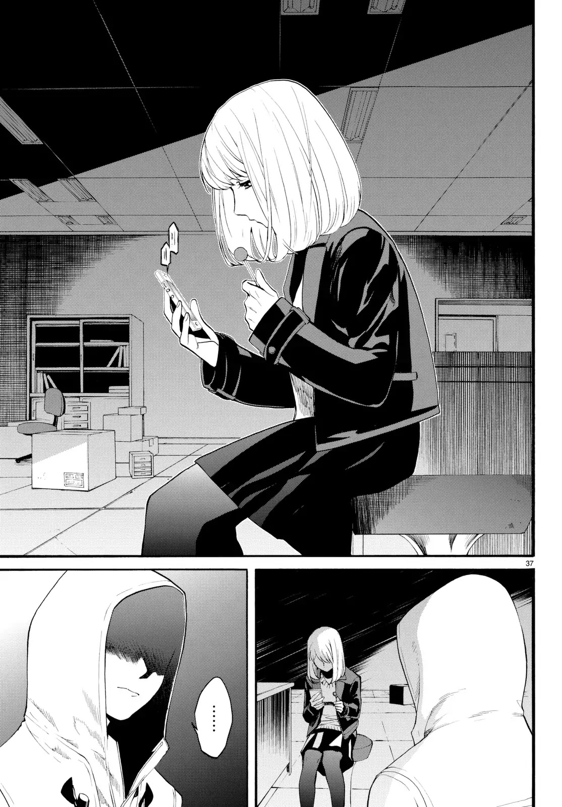 Konya wa Tsuki ga Kirei Desu ga, Toriaezu Shi ne Chapter 15 page 38 - Chapter 15