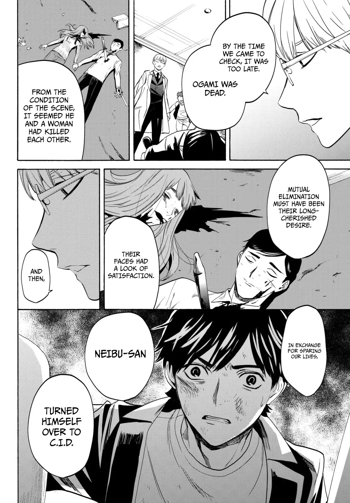 Konya wa Tsuki ga Kirei Desu ga, Toriaezu Shi ne Chapter 16 page 28 - Chapter 16