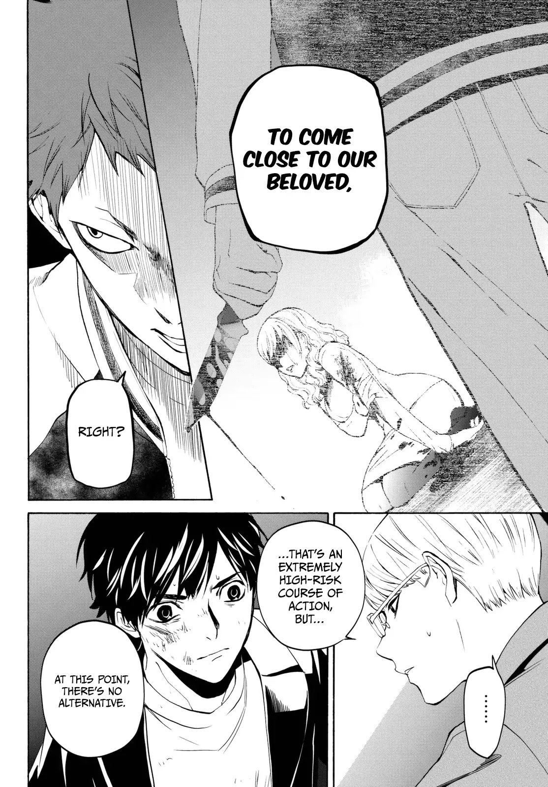 Konya wa Tsuki ga Kirei Desu ga, Toriaezu Shi ne Chapter 16 page 32 - Chapter 16