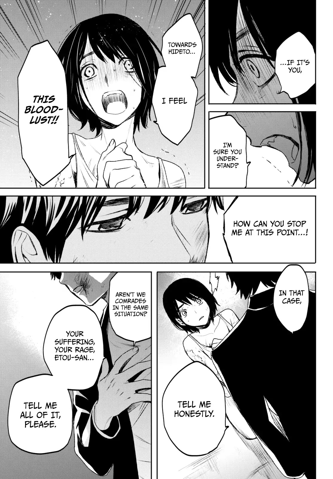 Konya wa Tsuki ga Kirei Desu ga, Toriaezu Shi ne Chapter 17 page 42 - Chapter 17