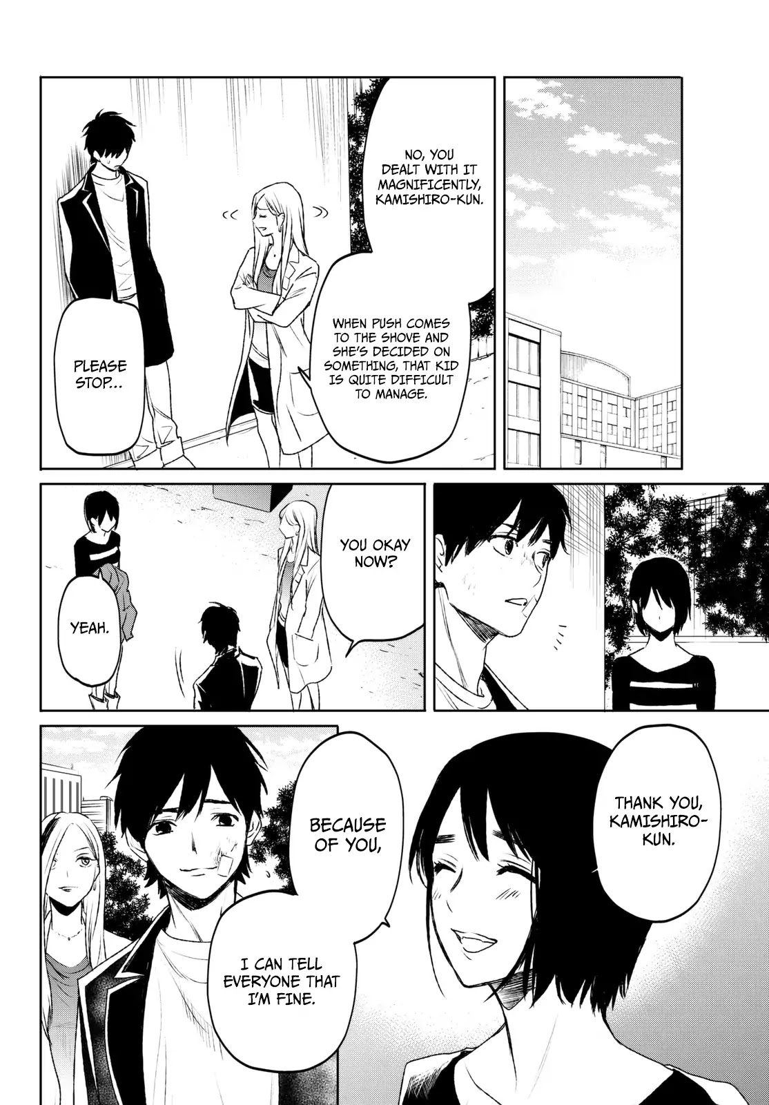 Konya wa Tsuki ga Kirei Desu ga, Toriaezu Shi ne Chapter 17 page 45 - Chapter 17