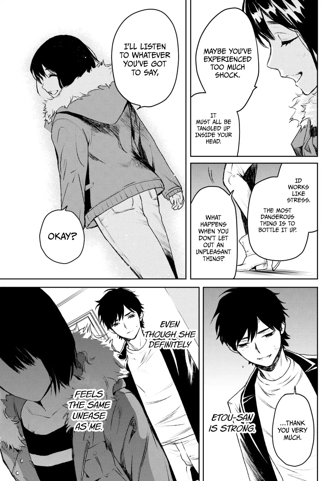 Konya wa Tsuki ga Kirei Desu ga, Toriaezu Shi ne Chapter 17 page 8 - Chapter 17