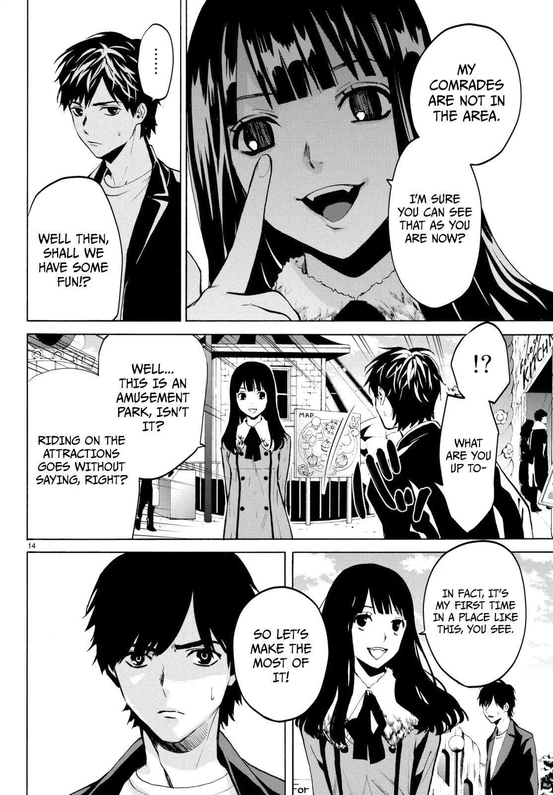 Konya wa Tsuki ga Kirei Desu ga, Toriaezu Shi ne Chapter 18 page 15 - Chapter 18