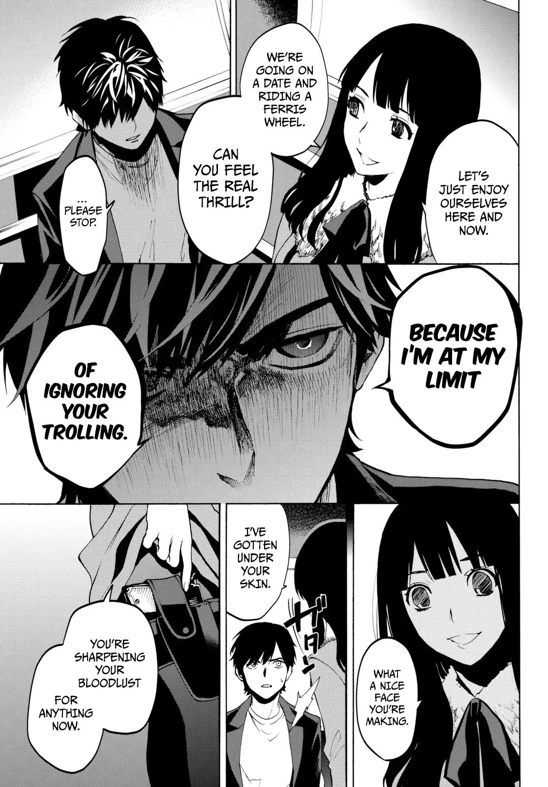Konya wa Tsuki ga Kirei Desu ga, Toriaezu Shi ne Chapter 18 page 22 - Chapter 18