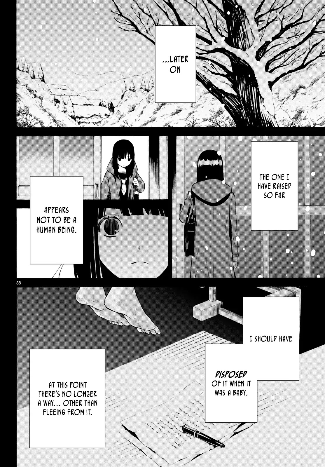 Konya wa Tsuki ga Kirei Desu ga, Toriaezu Shi ne Chapter 18 page 39 - Chapter 18
