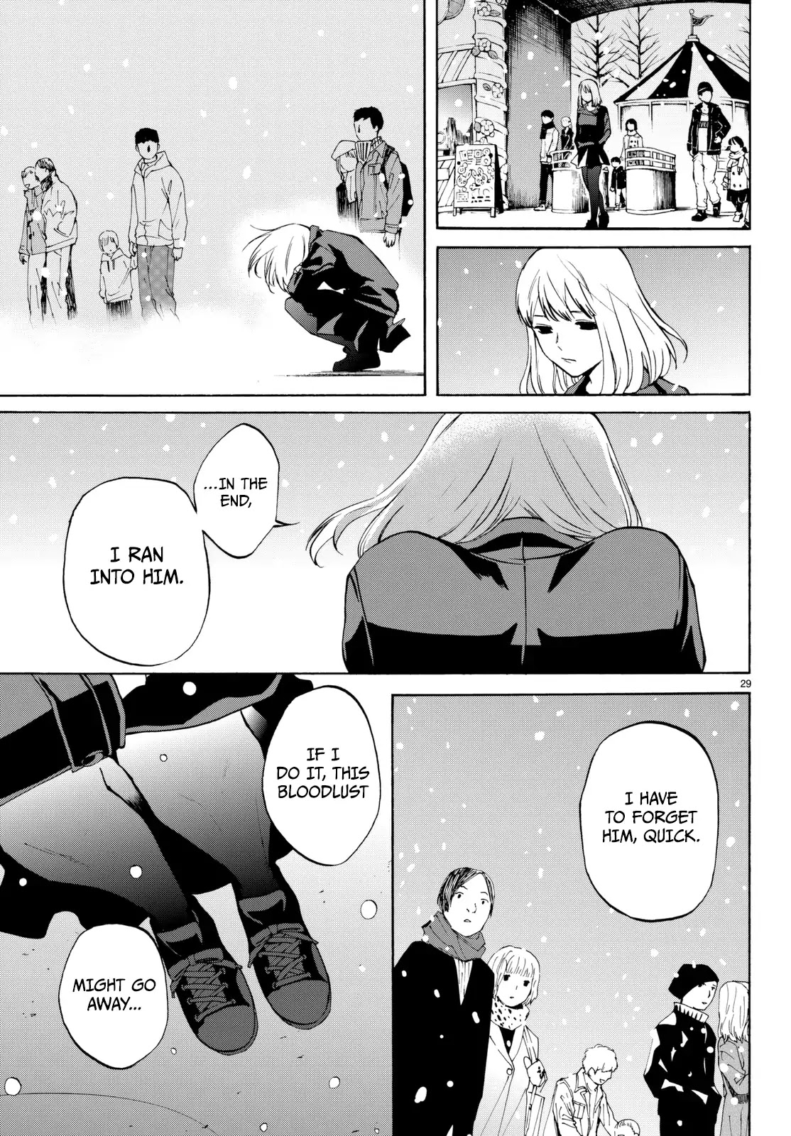 Konya wa Tsuki ga Kirei Desu ga, Toriaezu Shi ne Chapter 19 page 28 - Chapter 19