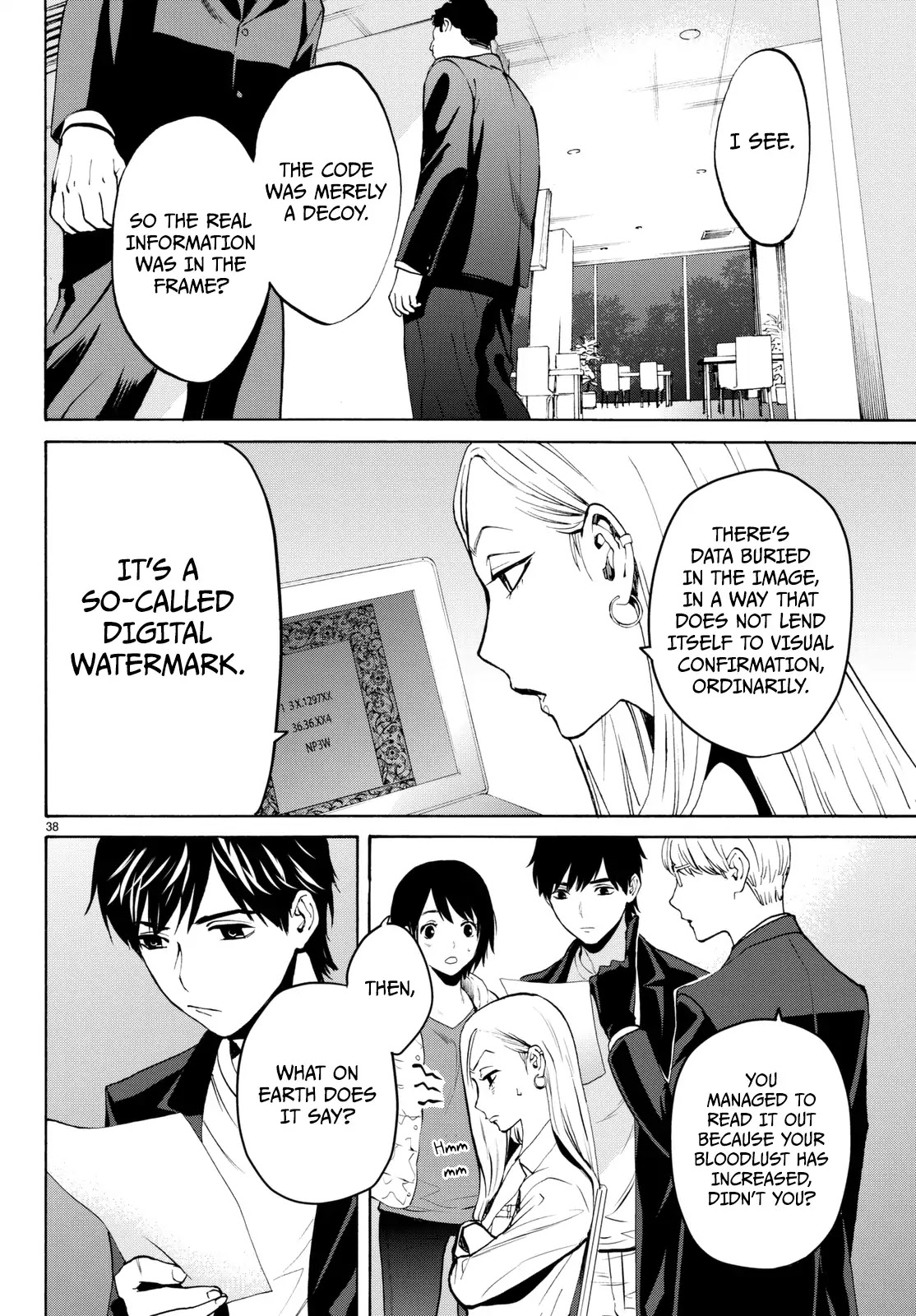 Konya wa Tsuki ga Kirei Desu ga, Toriaezu Shi ne Chapter 19 page 37 - Chapter 19