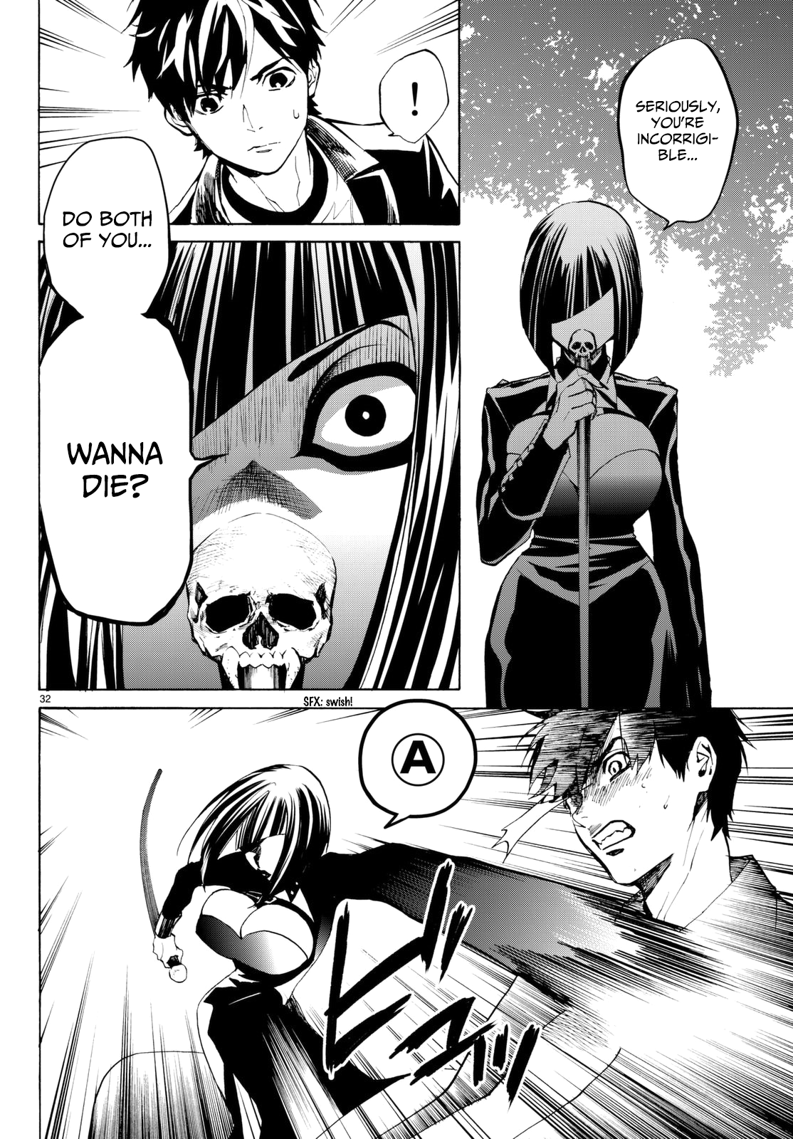 Konya wa Tsuki ga Kirei Desu ga, Toriaezu Shi ne Chapter 20 page 36 - Chapter 20: Change