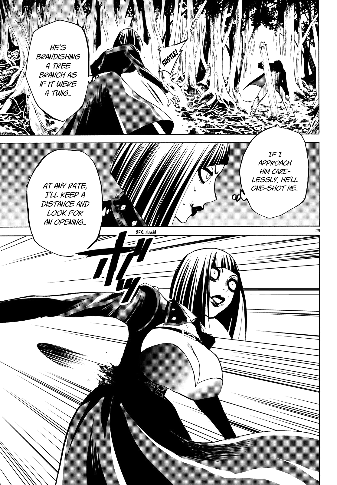 Konya wa Tsuki ga Kirei Desu ga, Toriaezu Shi ne Chapter 21 page 28 - Chapter 21: Lunatic