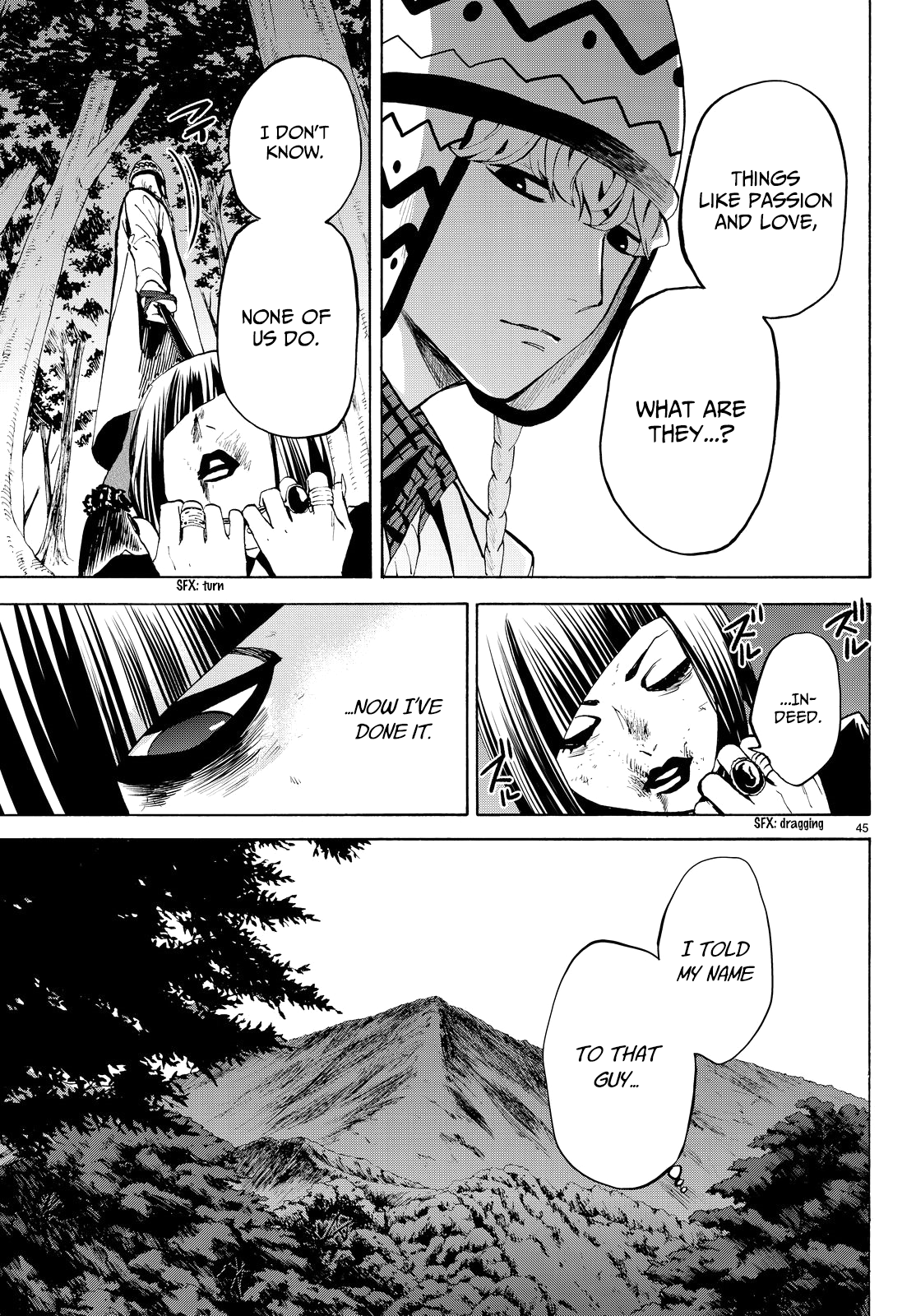 Konya wa Tsuki ga Kirei Desu ga, Toriaezu Shi ne Chapter 21 page 43 - Chapter 21: Lunatic