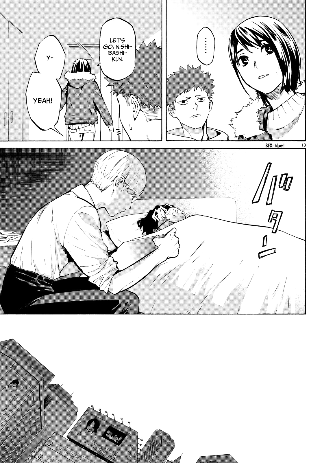 Konya wa Tsuki ga Kirei Desu ga, Toriaezu Shi ne Chapter 22 page 13 - Chapter 22: Faith