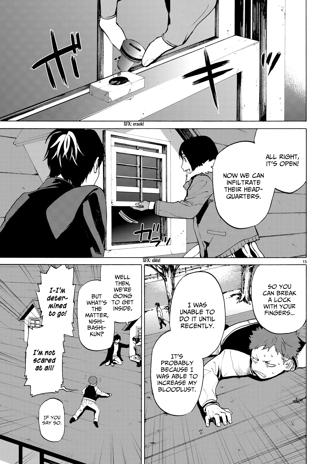 Konya wa Tsuki ga Kirei Desu ga, Toriaezu Shi ne Chapter 22 page 15 - Chapter 22: Faith