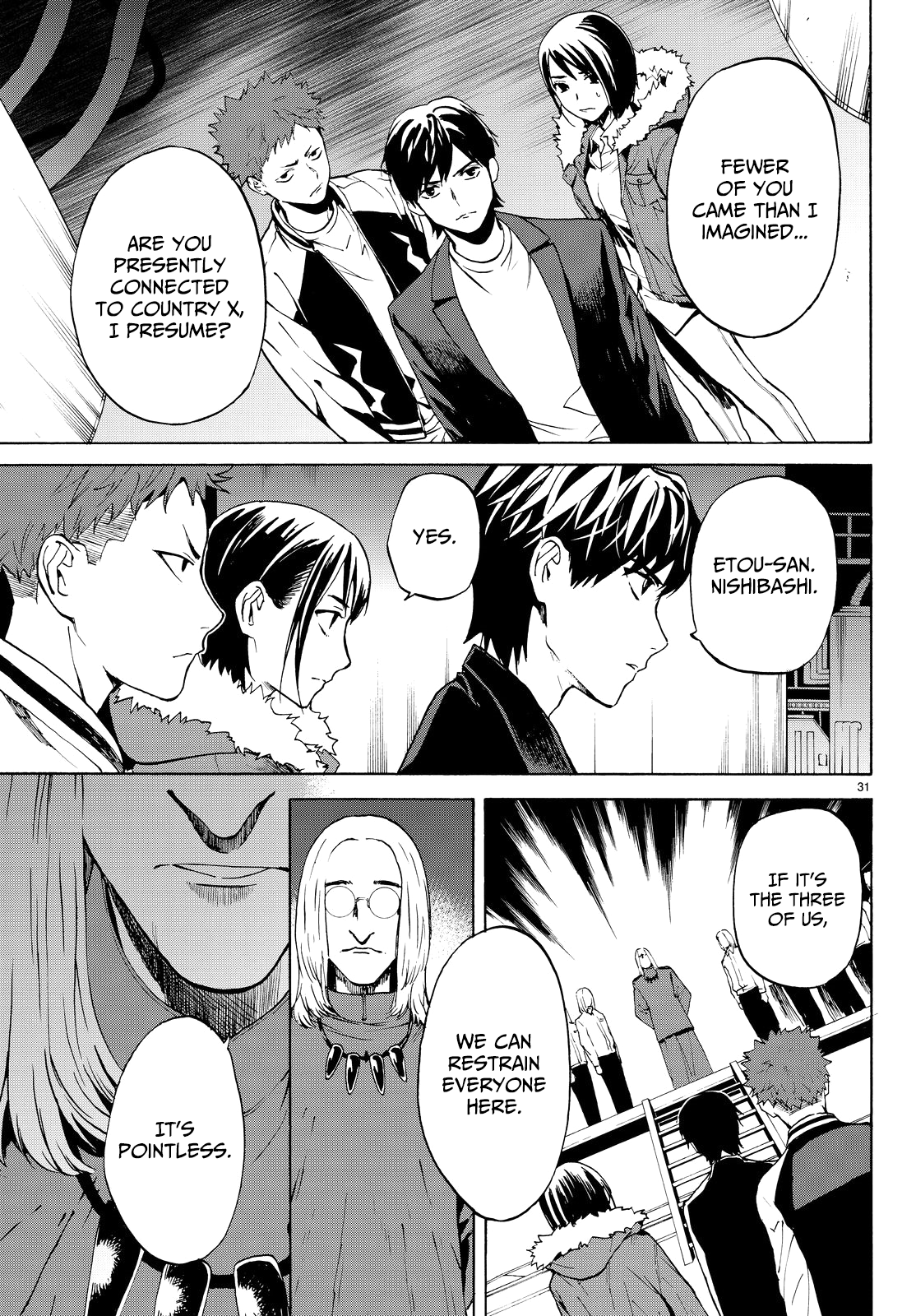 Konya wa Tsuki ga Kirei Desu ga, Toriaezu Shi ne Chapter 22 page 31 - Chapter 22: Faith