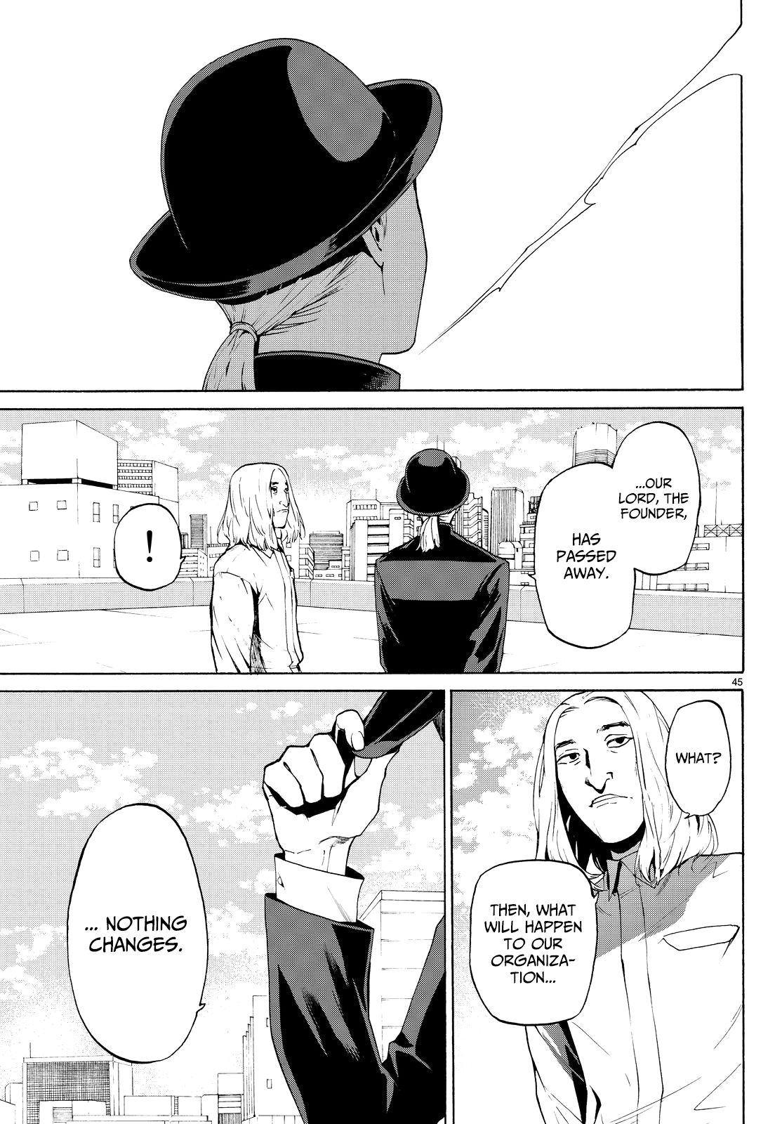 Konya wa Tsuki ga Kirei Desu ga, Toriaezu Shi ne Chapter 22 page 45 - Chapter 22: Faith