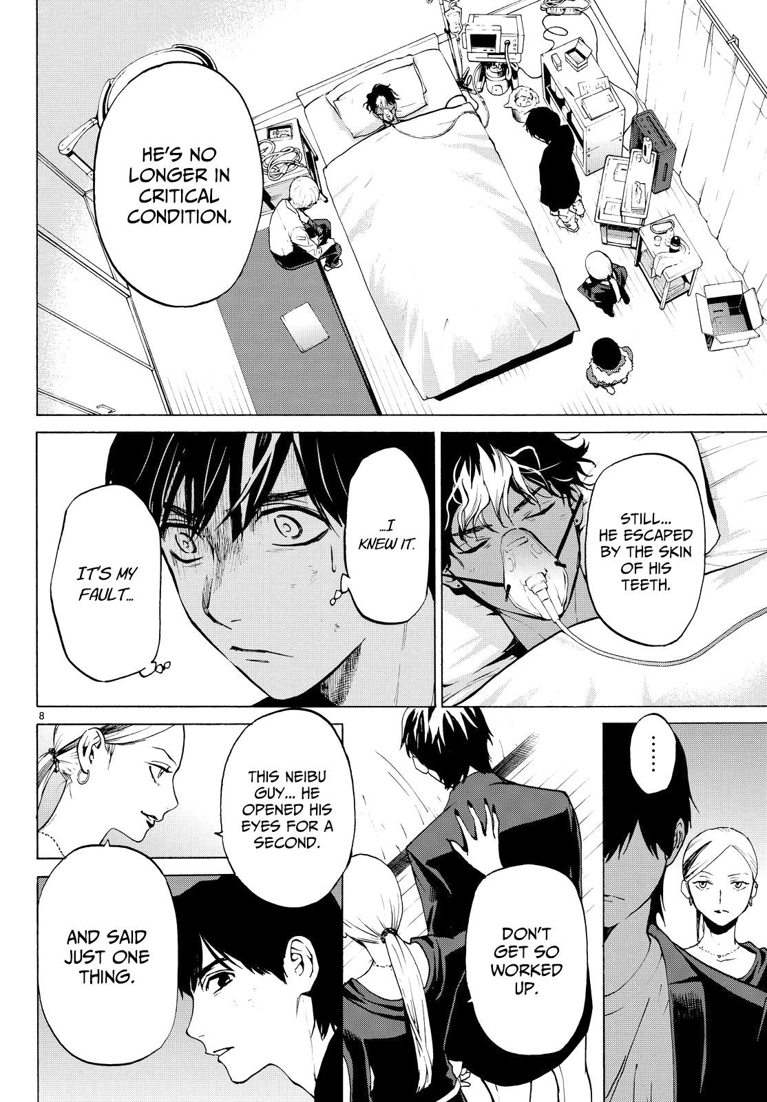 Konya wa Tsuki ga Kirei Desu ga, Toriaezu Shi ne Chapter 22 page 8 - Chapter 22: Faith