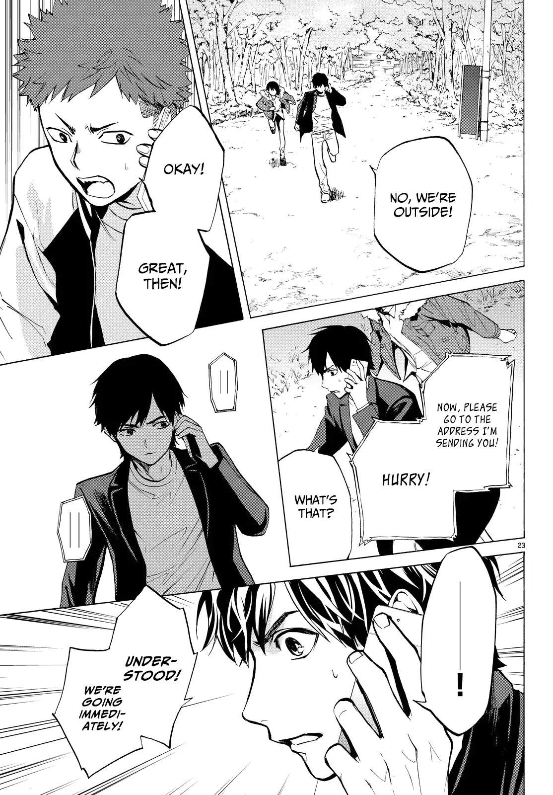 Konya wa Tsuki ga Kirei Desu ga, Toriaezu Shi ne Chapter 23 page 23 - Chapter 23: Founder