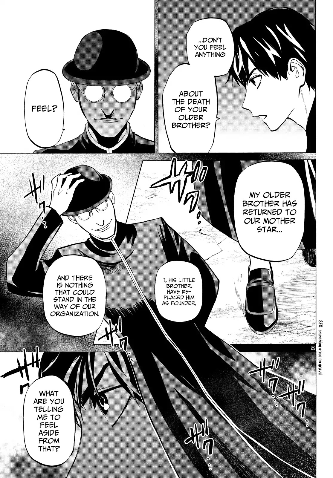 Konya wa Tsuki ga Kirei Desu ga, Toriaezu Shi ne Chapter 23 page 29 - Chapter 23: Founder