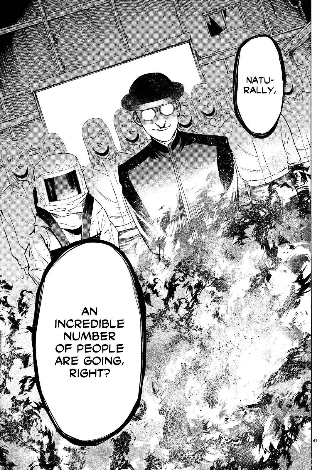 Konya wa Tsuki ga Kirei Desu ga, Toriaezu Shi ne Chapter 23 page 41 - Chapter 23: Founder