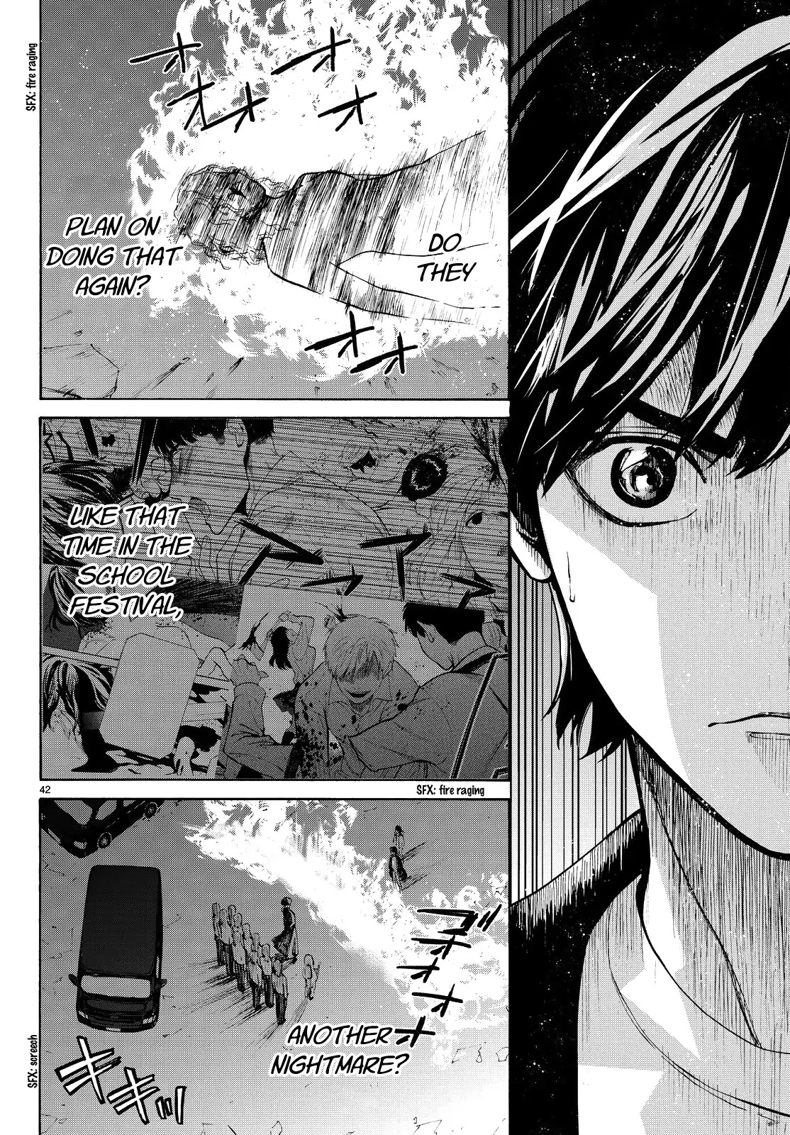 Konya wa Tsuki ga Kirei Desu ga, Toriaezu Shi ne Chapter 23 page 42 - Chapter 23: Founder