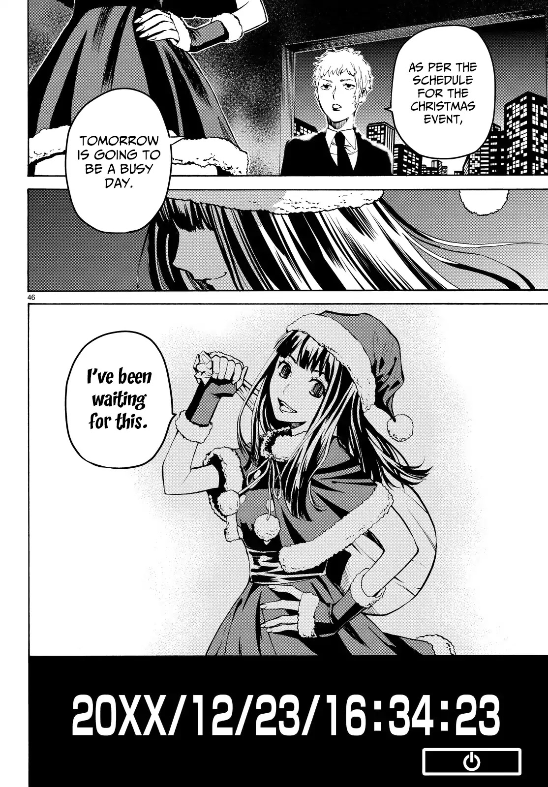 Konya wa Tsuki ga Kirei Desu ga, Toriaezu Shi ne Chapter 23 page 46 - Chapter 23: Founder