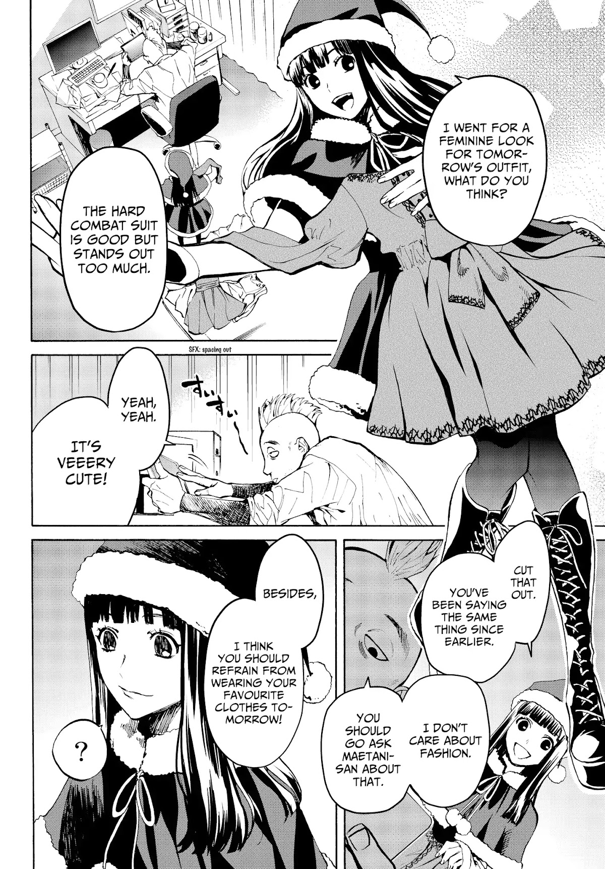 Konya wa Tsuki ga Kirei Desu ga, Toriaezu Shi ne Chapter 24 page 16 - Chapter 24: Comrades