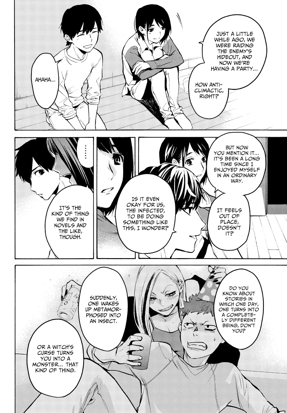 Konya wa Tsuki ga Kirei Desu ga, Toriaezu Shi ne Chapter 24 page 22 - Chapter 24: Comrades