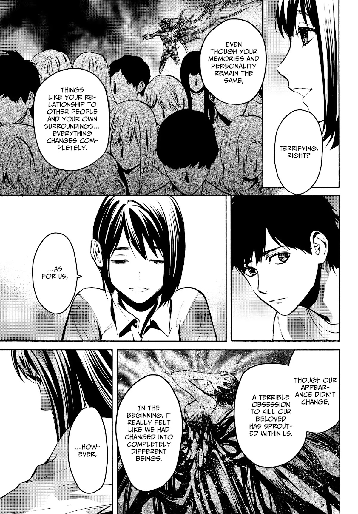 Konya wa Tsuki ga Kirei Desu ga, Toriaezu Shi ne Chapter 24 page 23 - Chapter 24: Comrades