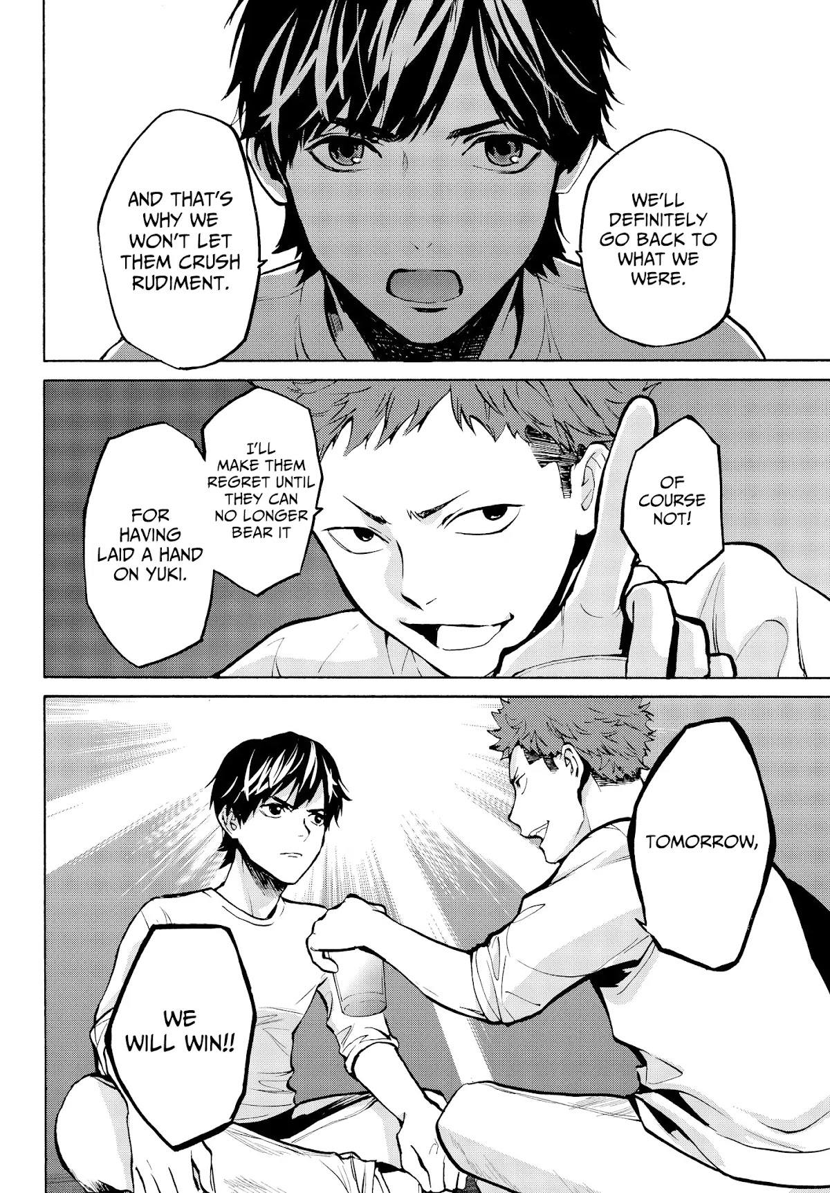 Konya wa Tsuki ga Kirei Desu ga, Toriaezu Shi ne Chapter 24 page 26 - Chapter 24: Comrades