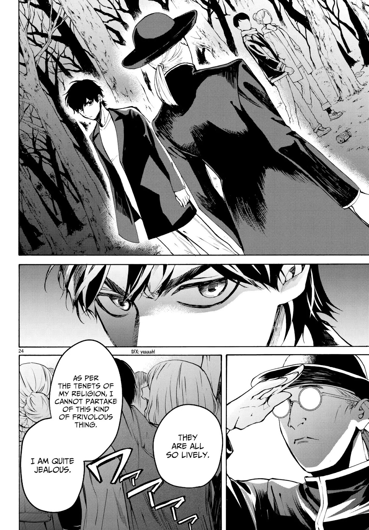 Konya wa Tsuki ga Kirei Desu ga, Toriaezu Shi ne Chapter 25 page 23 - Chapter 25