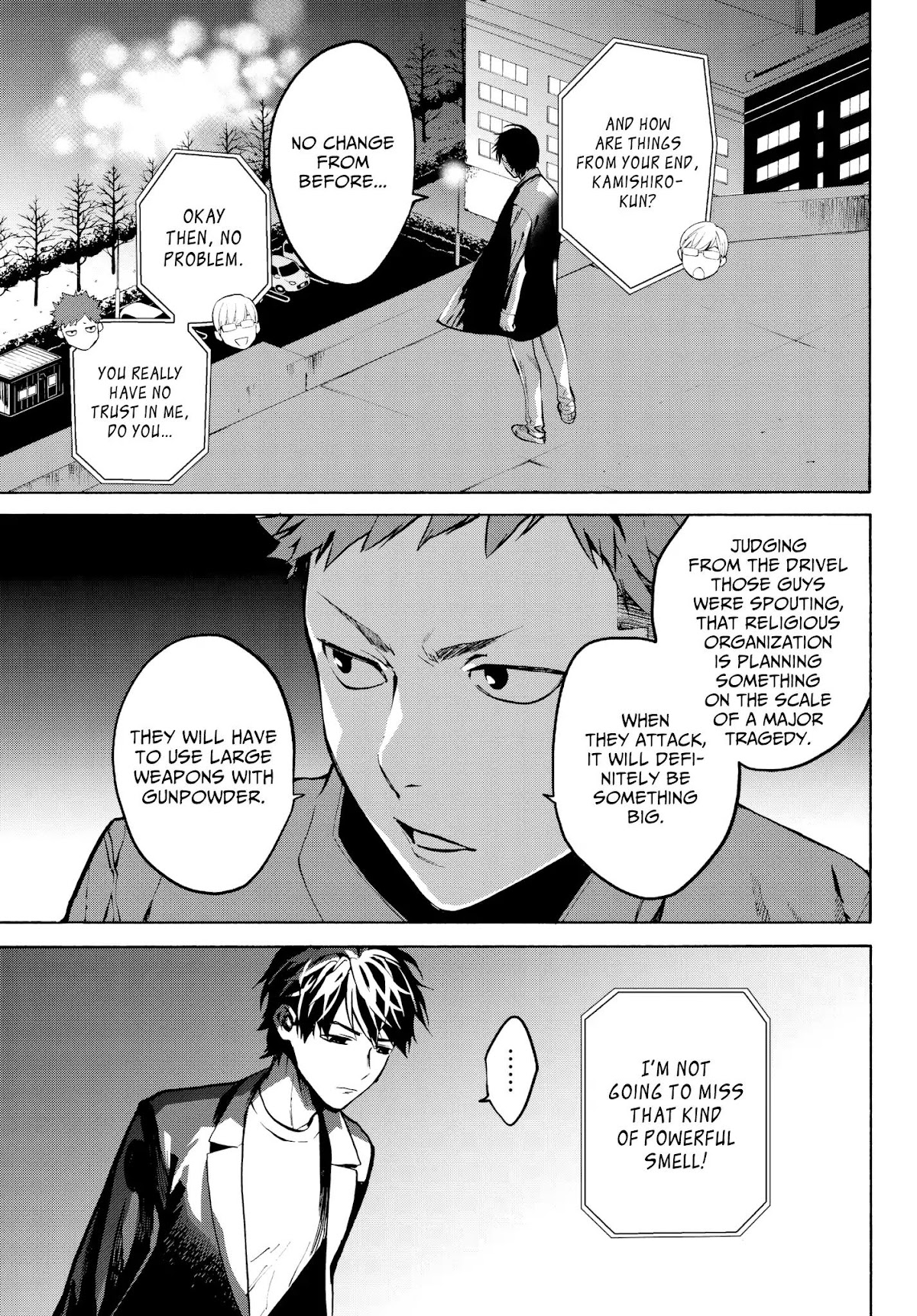 Konya wa Tsuki ga Kirei Desu ga, Toriaezu Shi ne Chapter 25 page 5 - Chapter 25