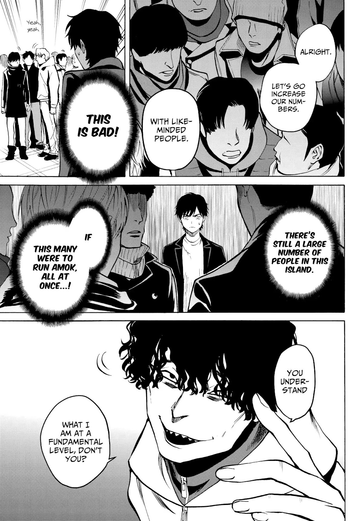 Konya wa Tsuki ga Kirei Desu ga, Toriaezu Shi ne Chapter 27 page 36 - Chapter 27